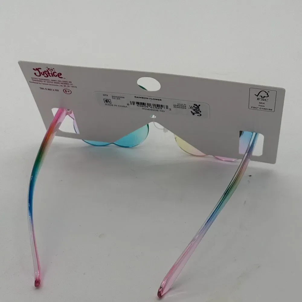 Justice Headband Hair Clip Sunglasses Pink Purple 100%‎ UV Protection Lot Of 3